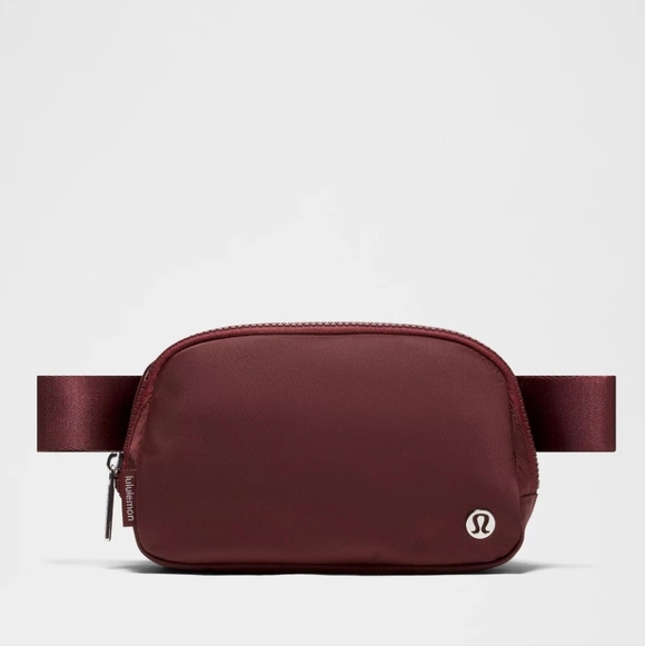 lululemon athletica Handbags - Lululemon Everywhere Belt Bag Crossbody Burgundy Wine Nylon Athleisure